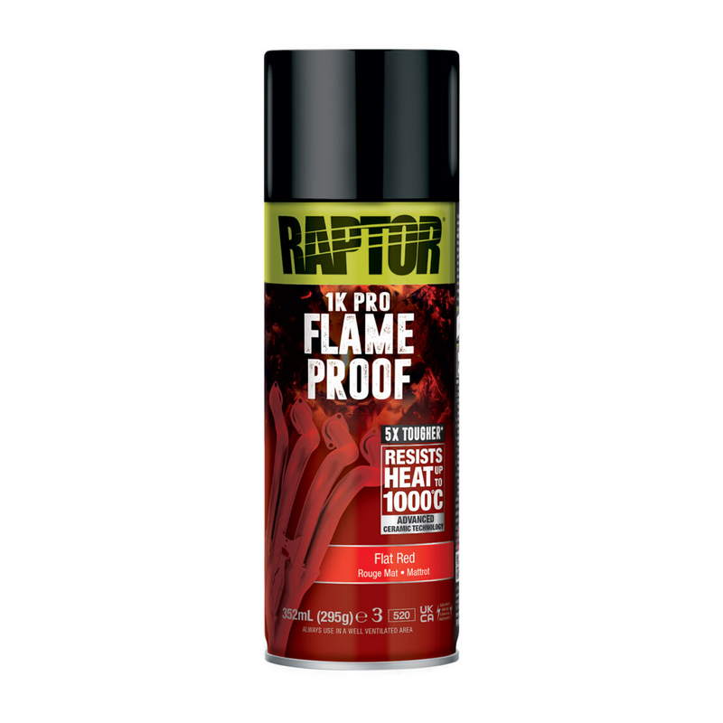 PEINTURE CÉRAMIQUE IGNIFUGE 1000°C " Rouge plat " 