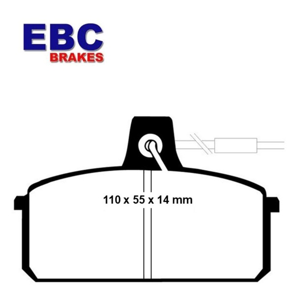 PLAQUETTES de FREIN Avant EBC Ultimax