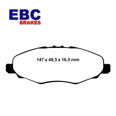 PLAQUETTES de FREIN Avant EBC Ultimax