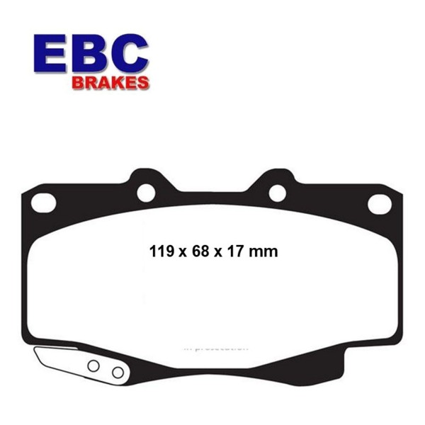 PLAQUETTES de FREIN Avant EBC Ultimax