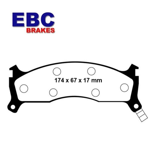 PLAQUETTES de FREIN Avant EBC Ultimax