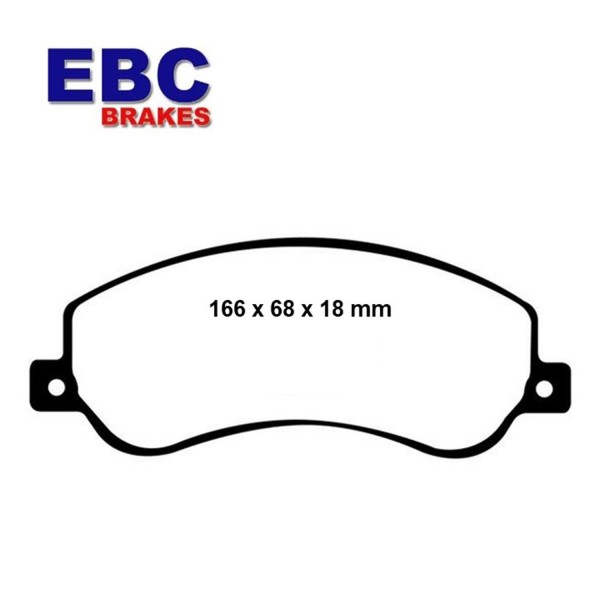PLAQUETTES de FREIN Avant EBC Ultimax
