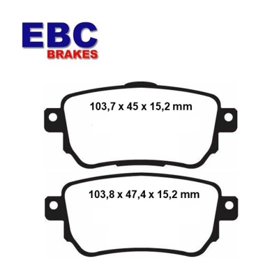 PLAQUETTES de FREIN Arrière EBC Ultimax