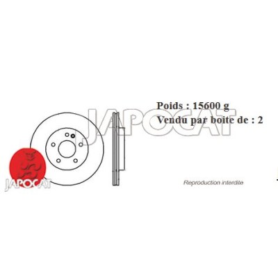 DISQUE de FREIN Avant EBC (La Paire)
