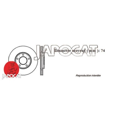 DISQUE de FREIN Avant EBC (La Paire)