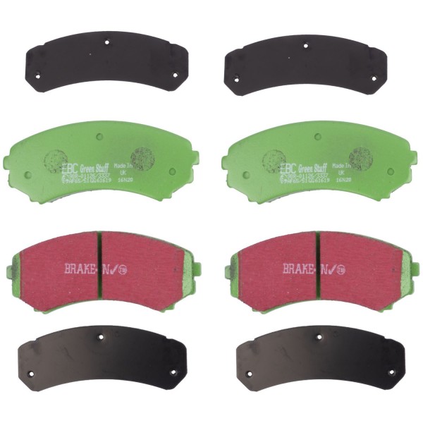 PLAQUETTES de FREIN Avant EBC Greenstuff