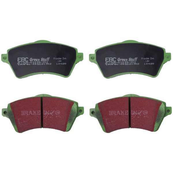 PLAQUETTES de FREIN Avant EBC Greenstuff