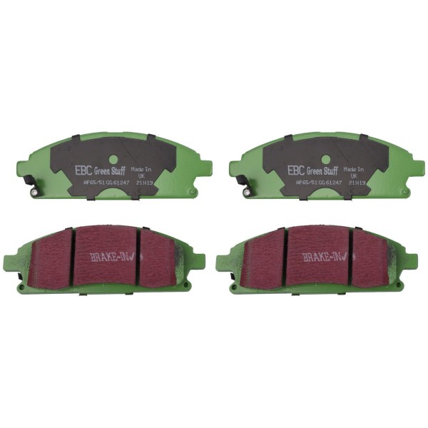 PLAQUETTES de FREIN Avant EBC Greenstuff