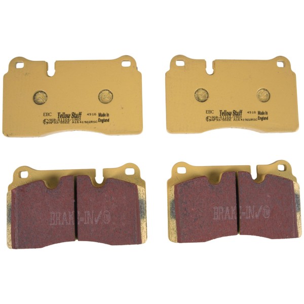 PLAQUETTES de FREIN Avant EBC Yellowstuff