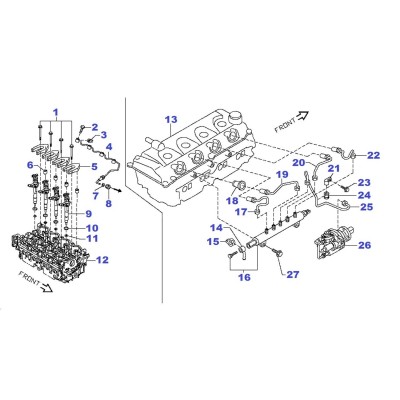 Common rail - tubulure [Origine Constructeur]
