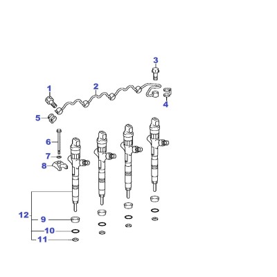 Injecteur diesel - kit visserie [Origine Constructeur]