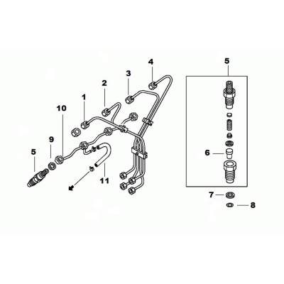 Injecteur diesel - pointe [Equipementier Origine]