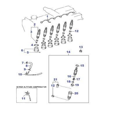 Injecteur diesel - ressort de pression [Origine Constructeur]