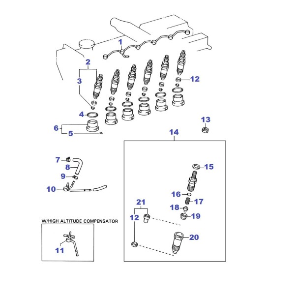 Injecteur diesel - ressort de pression [Origine Constructeur]