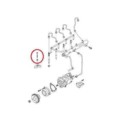 VIS DE PORTE INJECTEUR [Origine Constructeur]