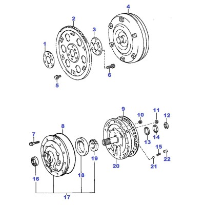 Volant moteur boite automatique [Origine Constructeur]