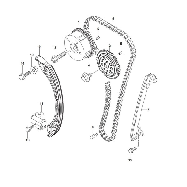 Distribution - chaine [Origine Constructeur]