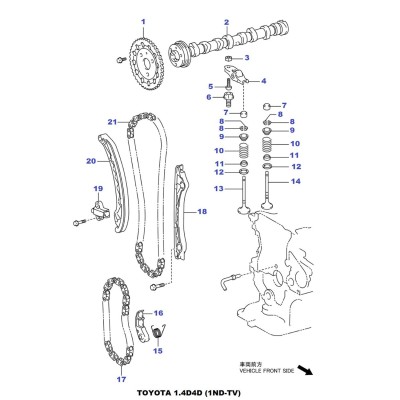 Soupape - pastille de queue [Origine Constructeur]
