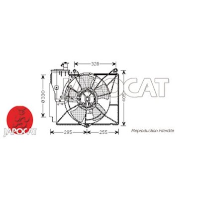 VENTILATEUR de RADIATEUR