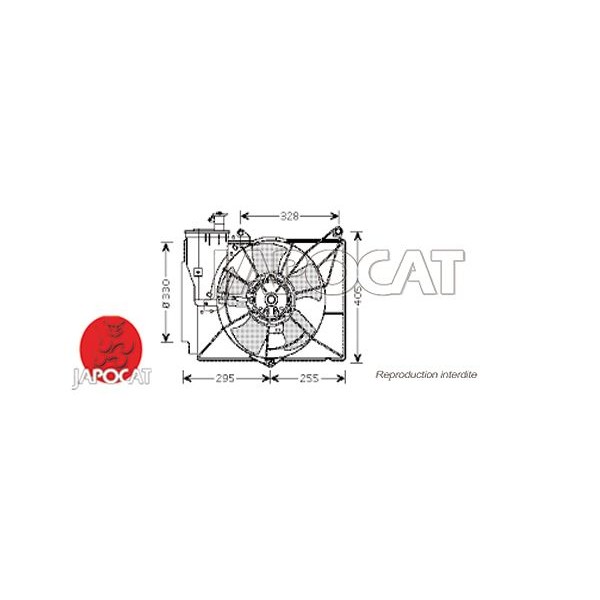 VENTILATEUR de RADIATEUR