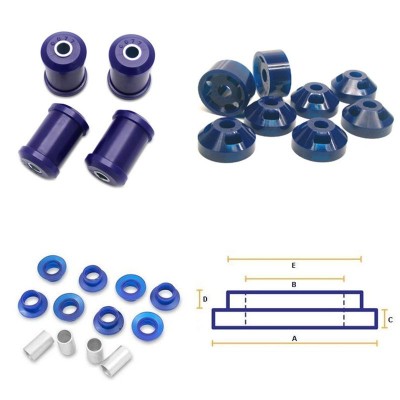 KIT SILENT-BLOCS Polyuréthane SuperPro