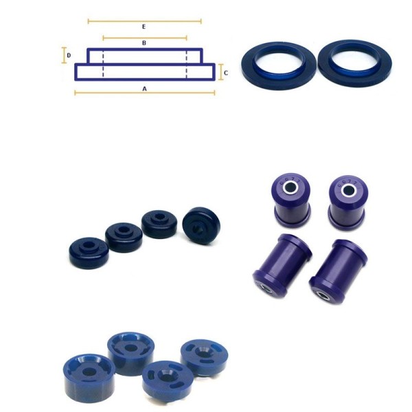 KIT SILENT-BLOCS Polyuréthane SuperPro