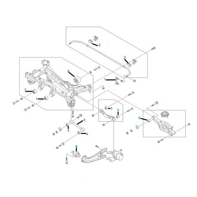 Triangle / bras supérieur - bague [Origine Constructeur]
