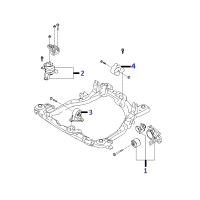 Moteur - support [Equipementier Origine]