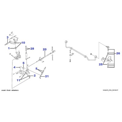 Triangle / bras inférieur - bague [Générique]