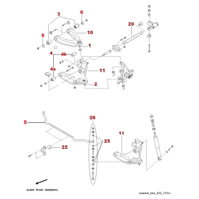 Barre stabilisatrice [Origine Constructeur]