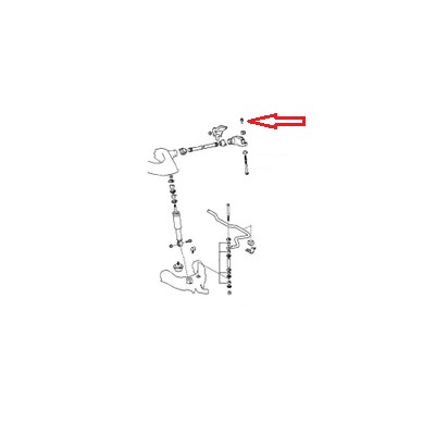 ECROU BARRE DE TORSION [Equipementier Origine]