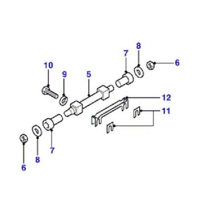Triangle / bras supérieur - visserie [Origine Constructeur]