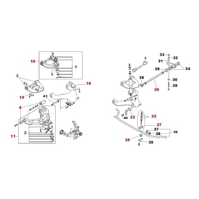 Triangle / bras supérieur [Origine Constructeur]