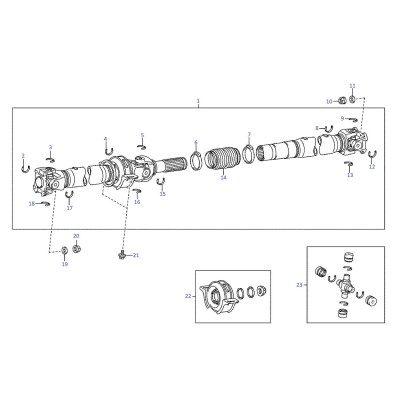 Croisillon de transmission [Equipementier Origine]