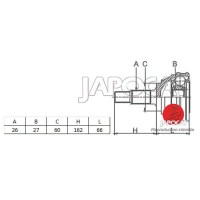 JOINT HOMOCINETIQUE / TETE de CARDAN