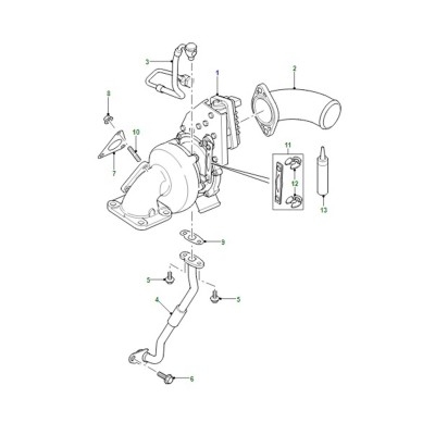 Turbo - tube et flexible huile [Equipementier Origine]