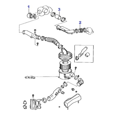 Turbo Intercooler - Durit et tubulure Air [Origine Constructeur]