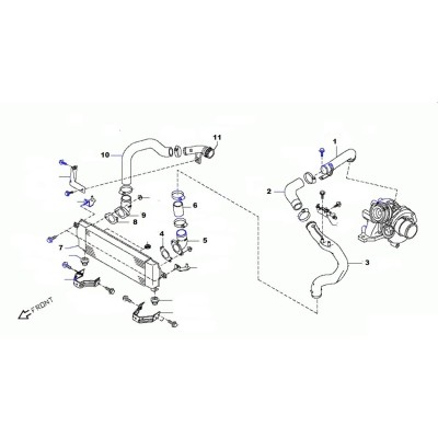 Turbo Intercooler - Durit et tubulure Air [Générique]