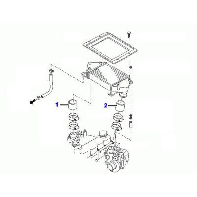 Turbo Intercooler - Durit et tubulure Air [Origine Constructeur]
