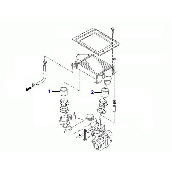 Turbo Intercooler - Durit et tubulure Air [Origine Constructeur]