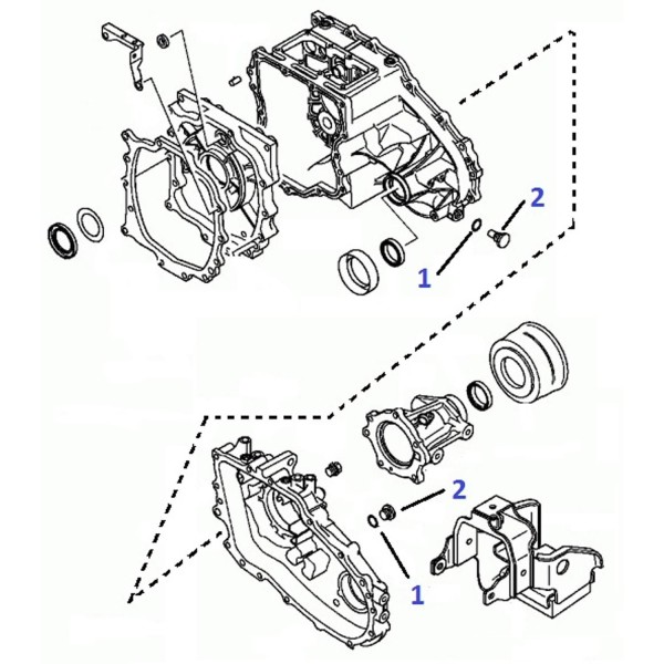 Carter - bouchon de vidange - joint [Origine Constructeur]
