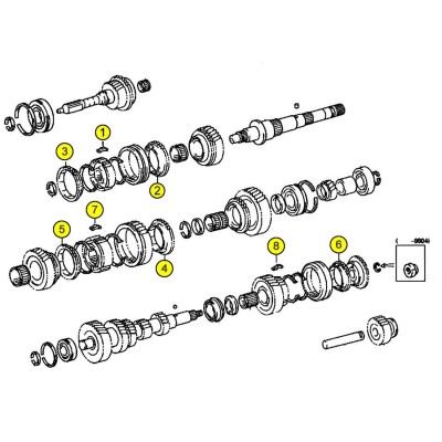 Synchronisation - bague/anneau [Origine Constructeur]