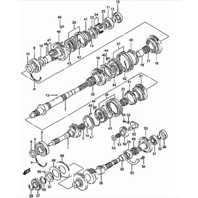 Synchronisation - baladeur [Origine Constructeur]