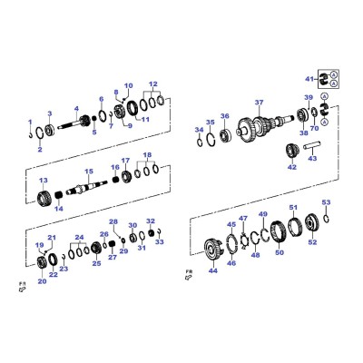 Synchronisation - moyeu [Origine Constructeur]