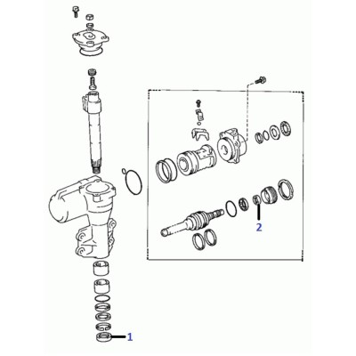 Boîtier de direction - joint spi [Origine Constructeur]