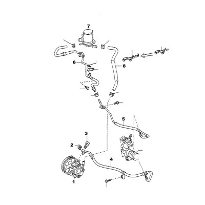 Direction assistée - durit [Origine Constructeur]