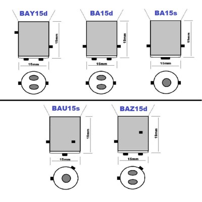 AMPOULES 12V P21/5W