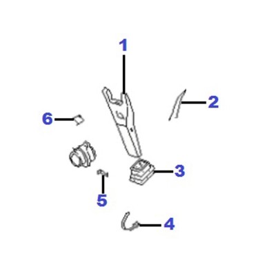 Fourchette - Clip soufflet de protection [Origine Constructeur]