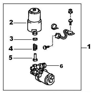 ABS - accumulateur de pression complet - Joint torique [Origine Constructeur]