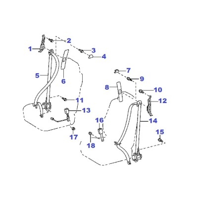 Ceinture de sécurité - Clic [Origine Constructeur]